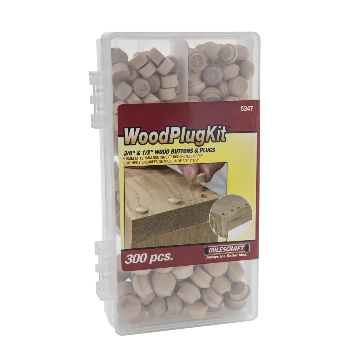 Milescraft WoodPlugKit (300 Pcs)