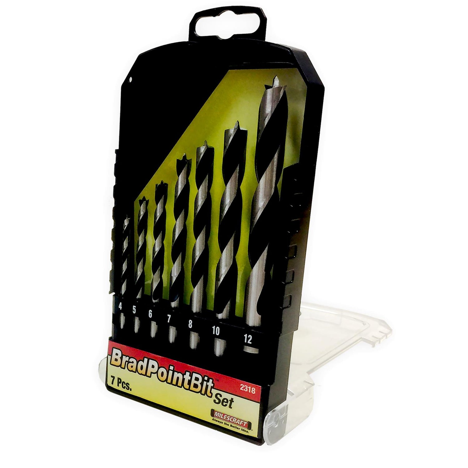 Milescraft 7 piece BradPointBit Set (Metric)
