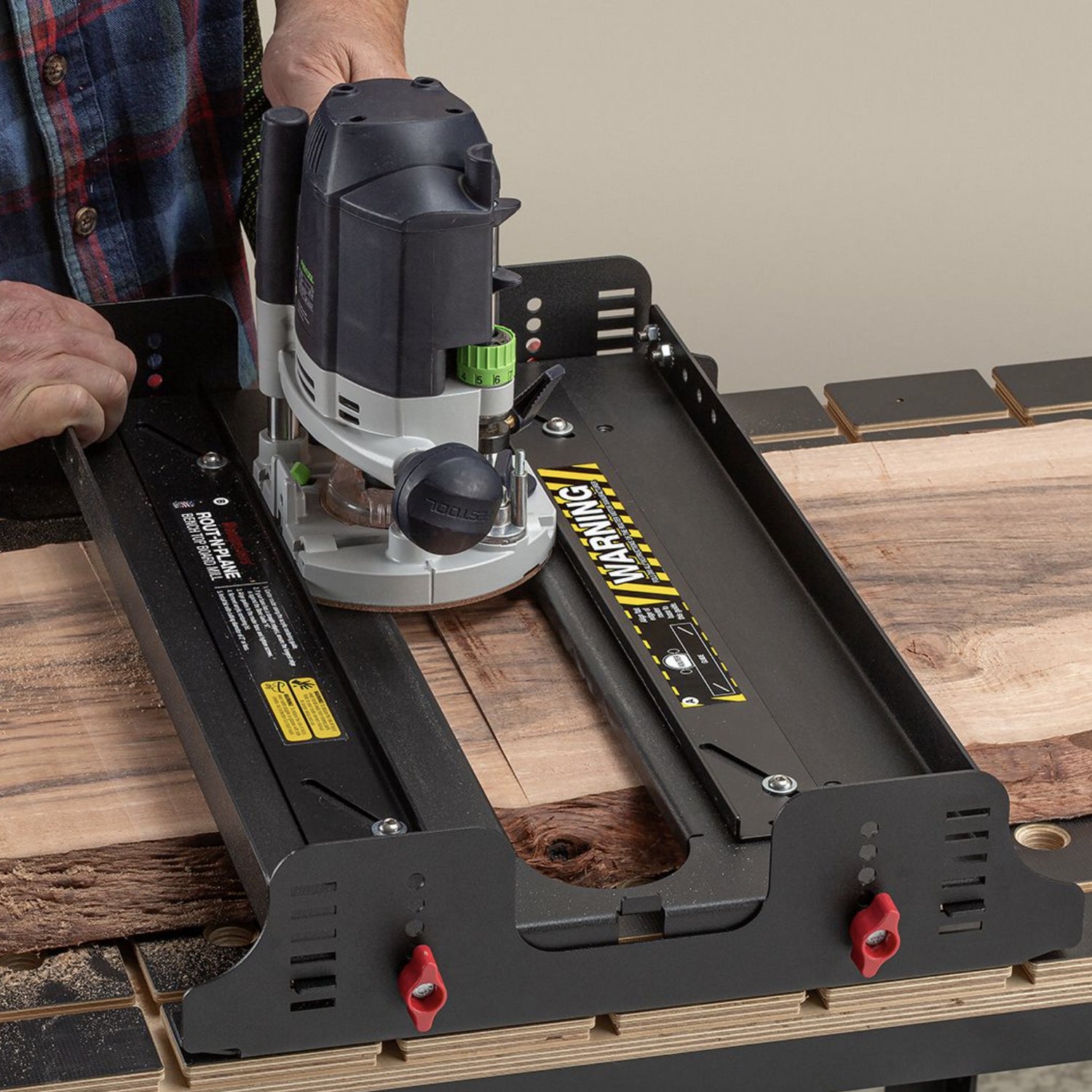 Woodpeckers Rout-N-Plane Bench Top Board Mill