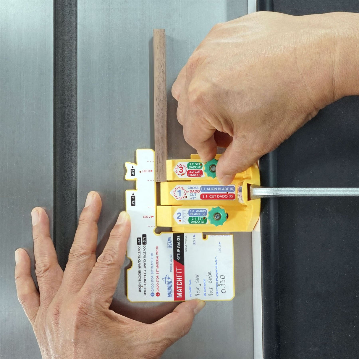 Micro Jig MATCHFIT Setup Gauge