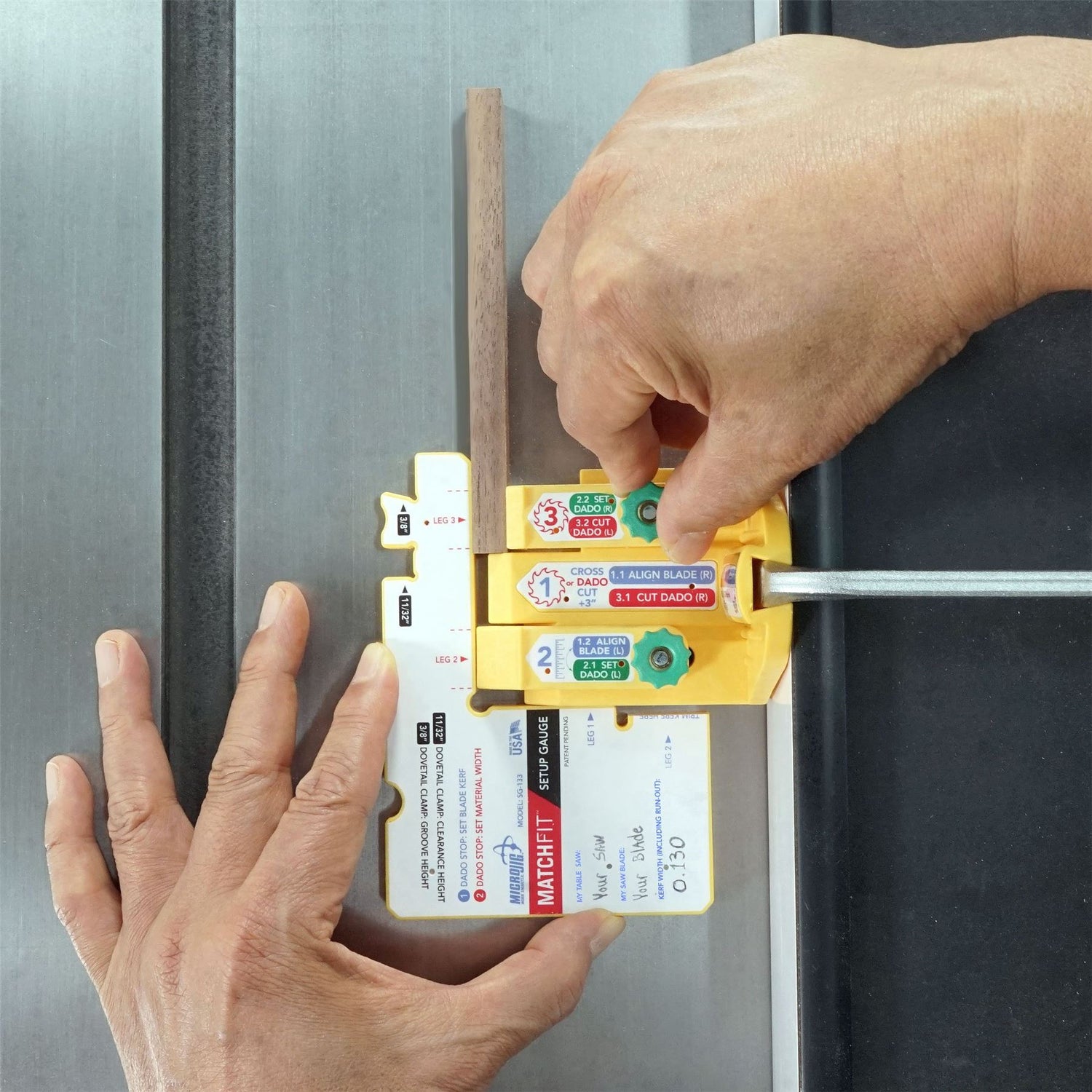 Micro Jig MATCHFIT Setup Gauge