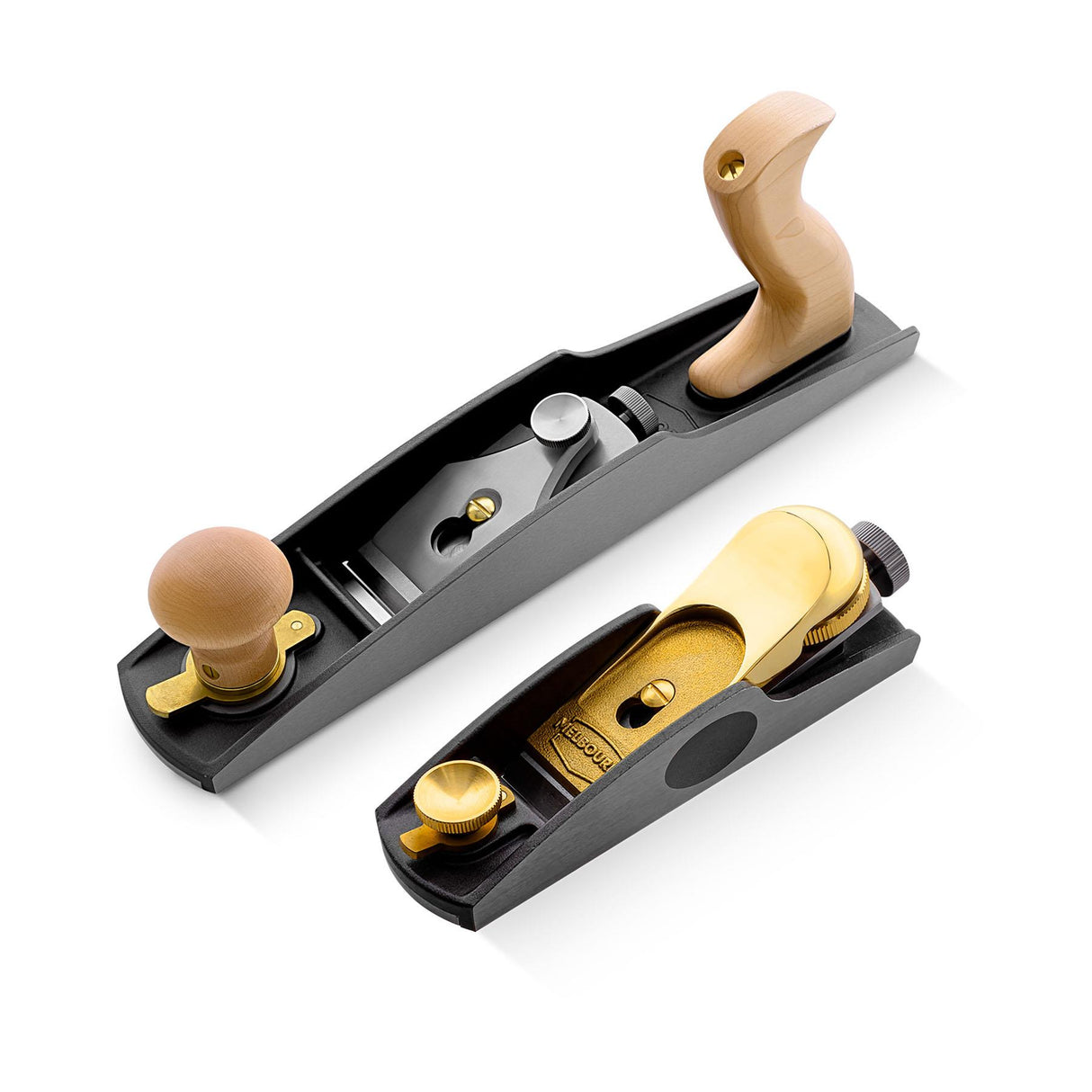 Melbourne Tool Company Low Angle Block and Jack Plane Set with Extra Blades