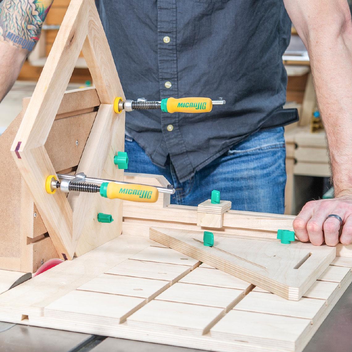 Micro Jig MATCHFIT Dovetail Track Hardware Variety (8 Pack)