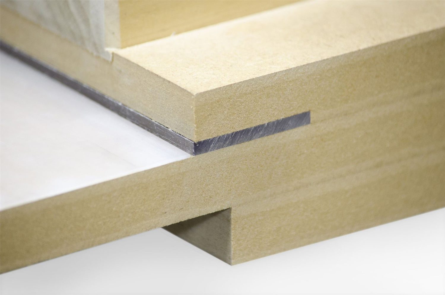 AUKTools Shooting Board Perspex Strip - 600mm x 40mm x 4mm