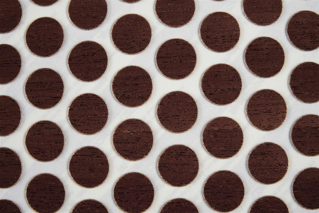FastCap Peel & Stick Cover Caps - Sapele 14mm (52 pc)