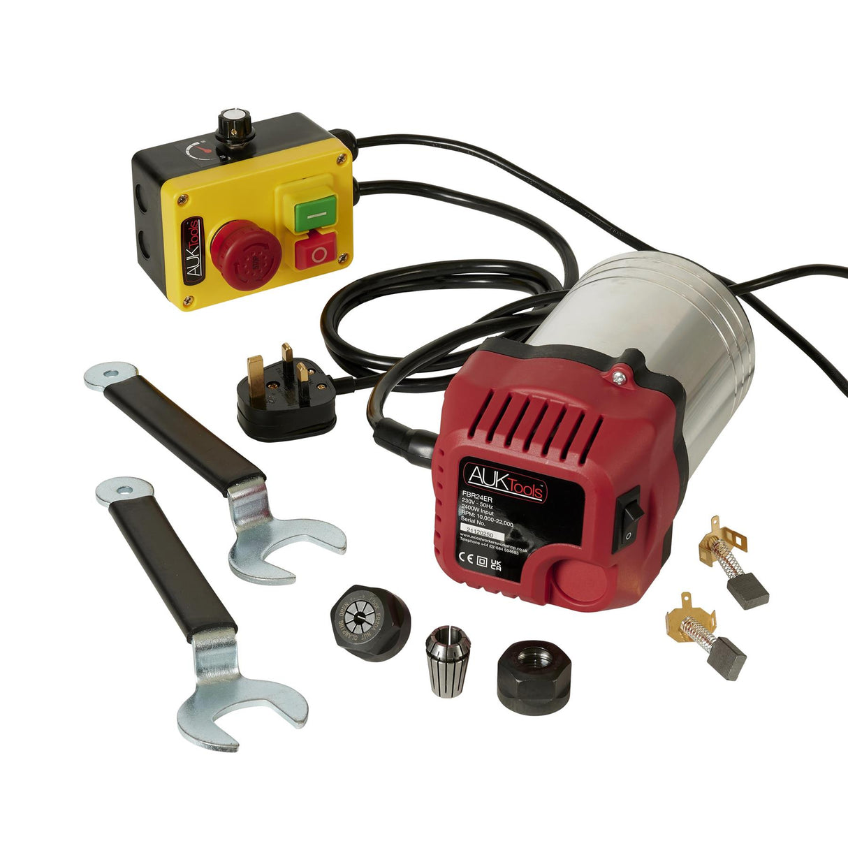 INCRA Mast-R-Lift II and AUKTools Router Motor 2400W with Speed Control NVR Switch (EU Plug)