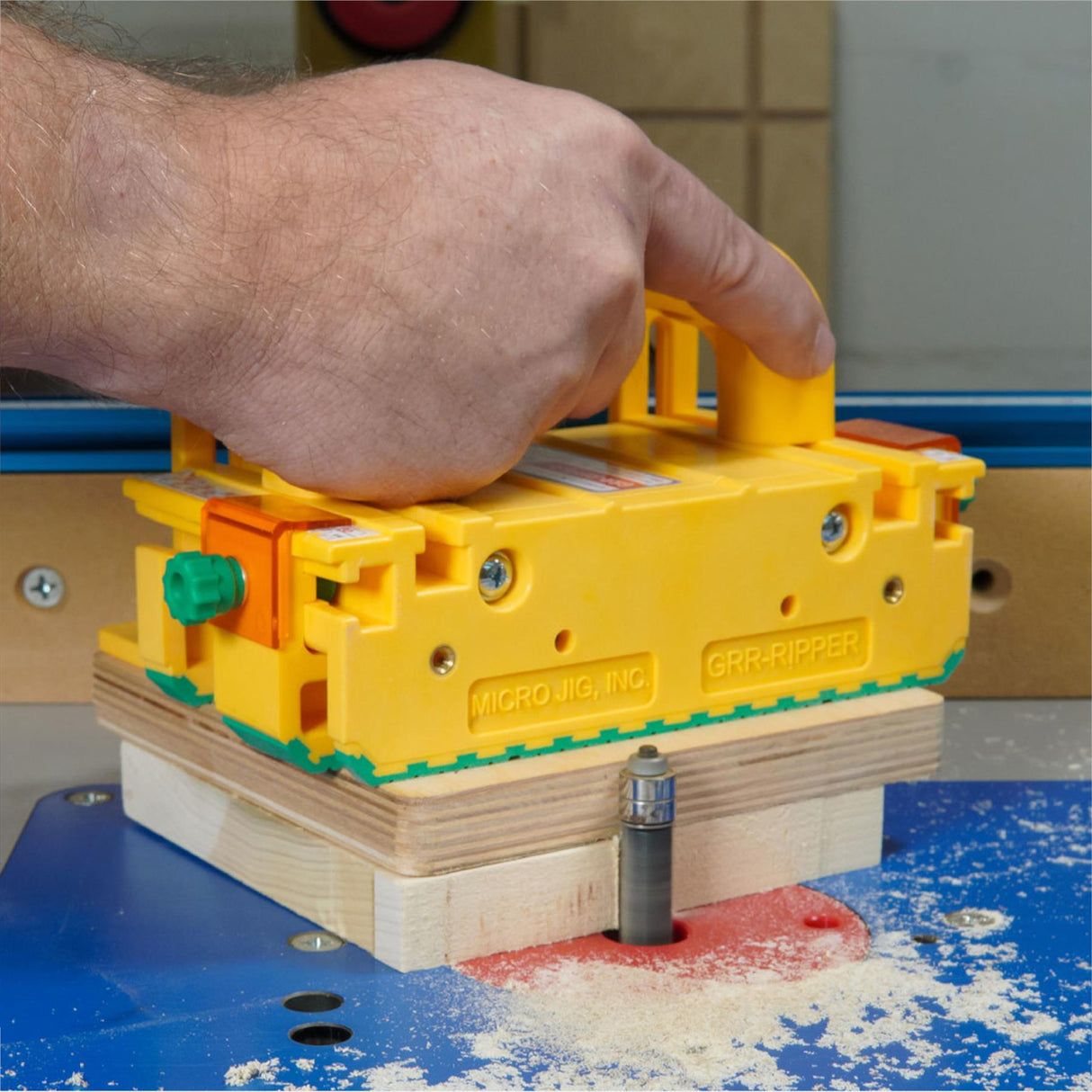 Micro Jig GRR-RIPPER+ 3D Pushblock with SafeRip Kit