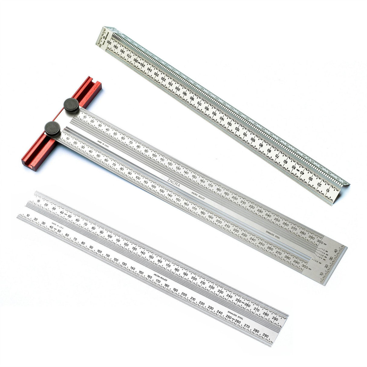 INCRA Rule Set 300mm (Metric) including Pencil