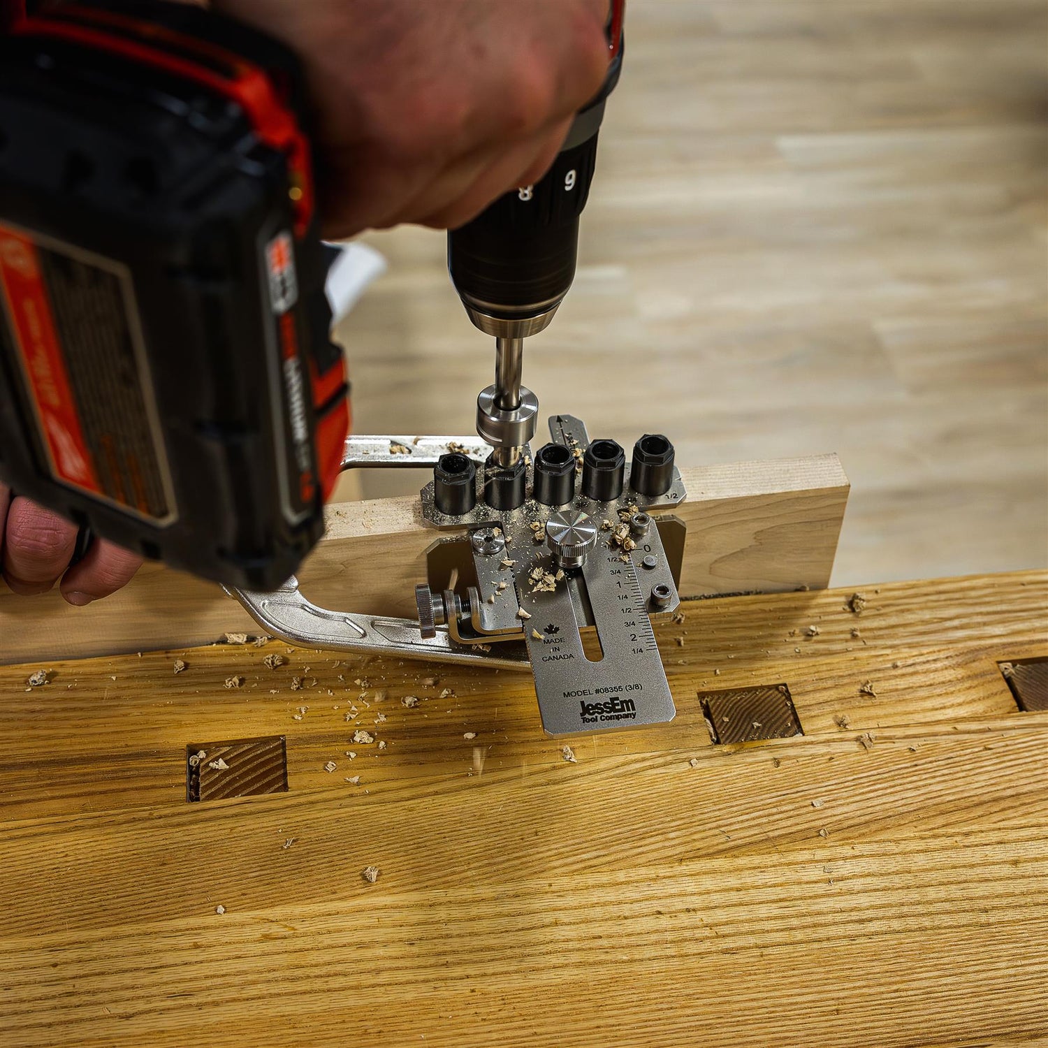 JessEm Stainless Steel Dowelling Jig Weekend Hobbyist Package (Metric)