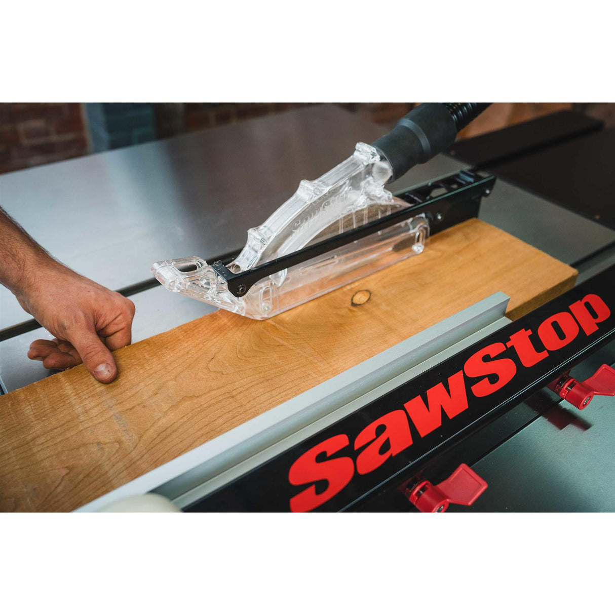 SawStop Professional Cabinet Saw with Overarm Dust Collection
