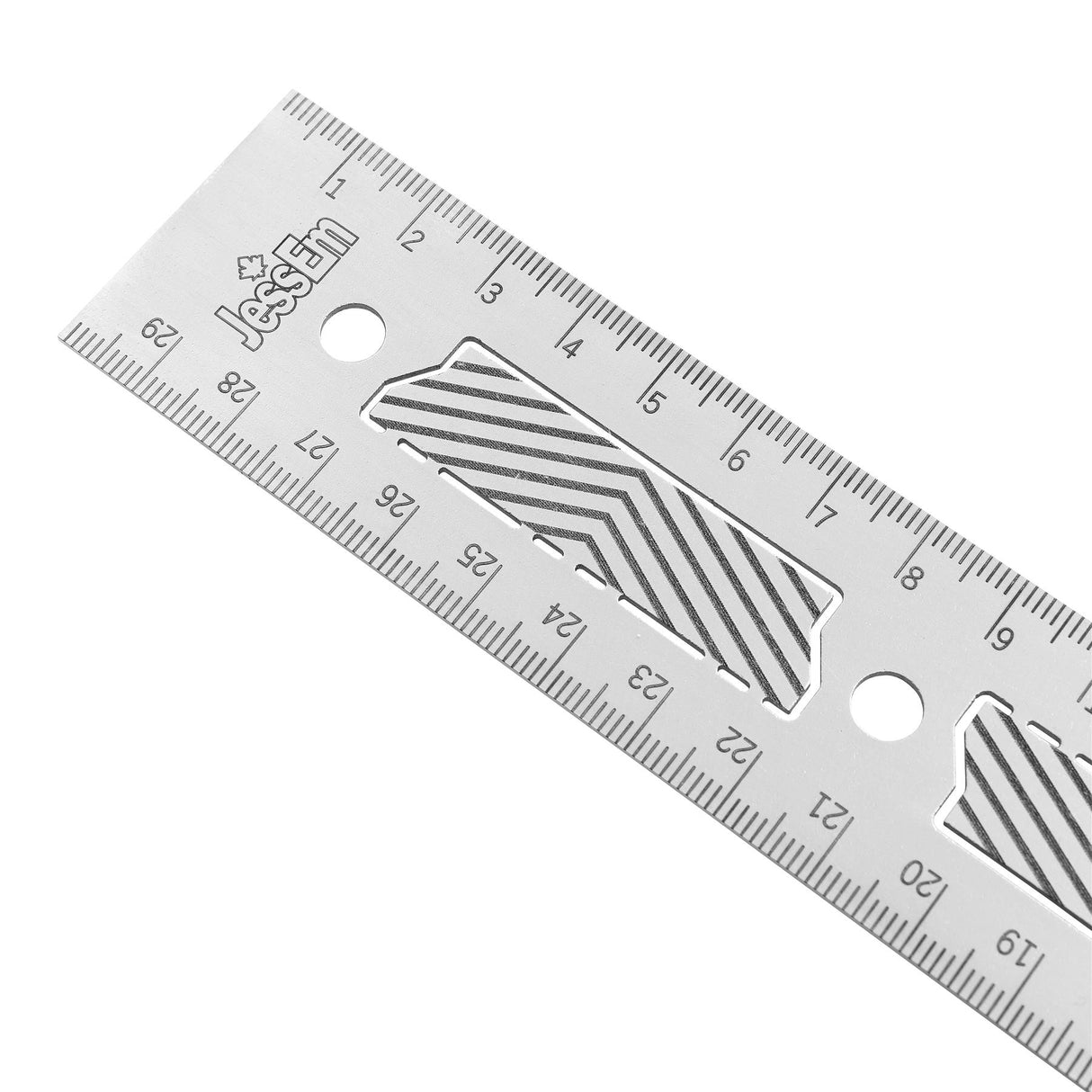 JessEm Stainless Steel Precision Rule 300mm