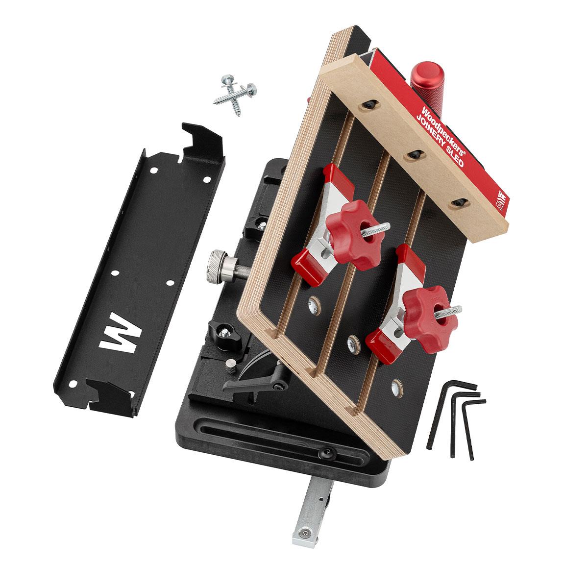Woodpeckers Joinery Sled with Rack-It