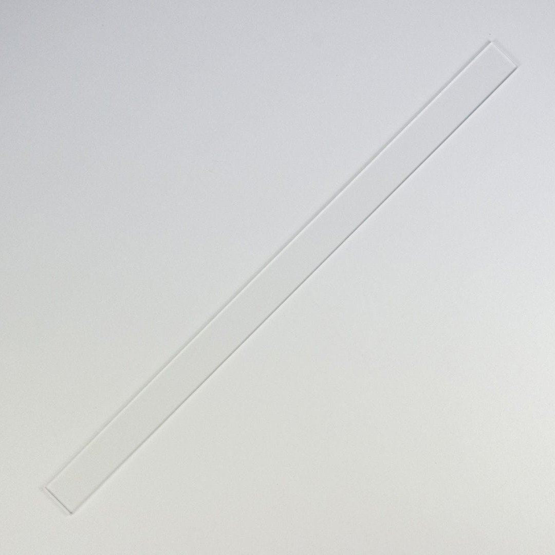 AUKTools Shooting Board Perspex Strip - 600mm x 40mm x 4mm