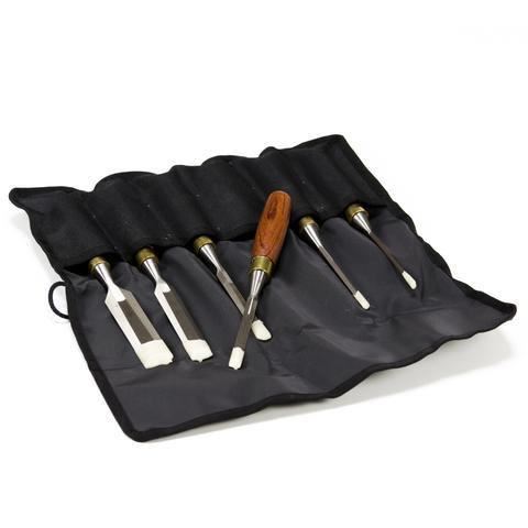 Ashley Iles MkII Bevel Edged Chisels - Set of 6 with Tool Roll