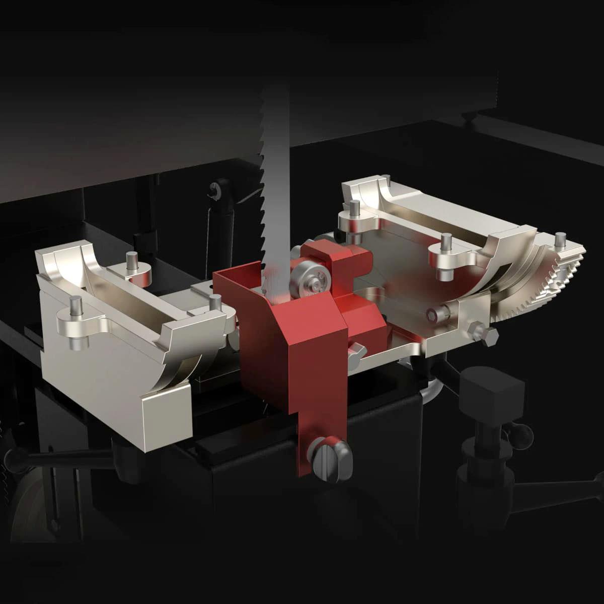 Harvey ALPHA HW615E Bandsaw and Compass MG-36Pro Mitre Gauge