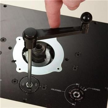 INCRA Mast-R-Lift II and AUKTools Router Motor 2400W with Speed Control NVR Switch (EU Plug)