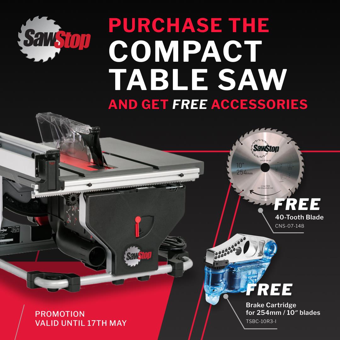 SawStop Compact Table Saw - 230v
