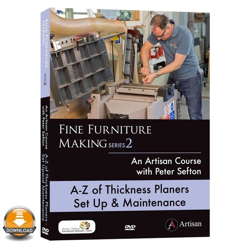 Peter Sefton A-Z of Thickness Planer Set Up & Maintenance Download