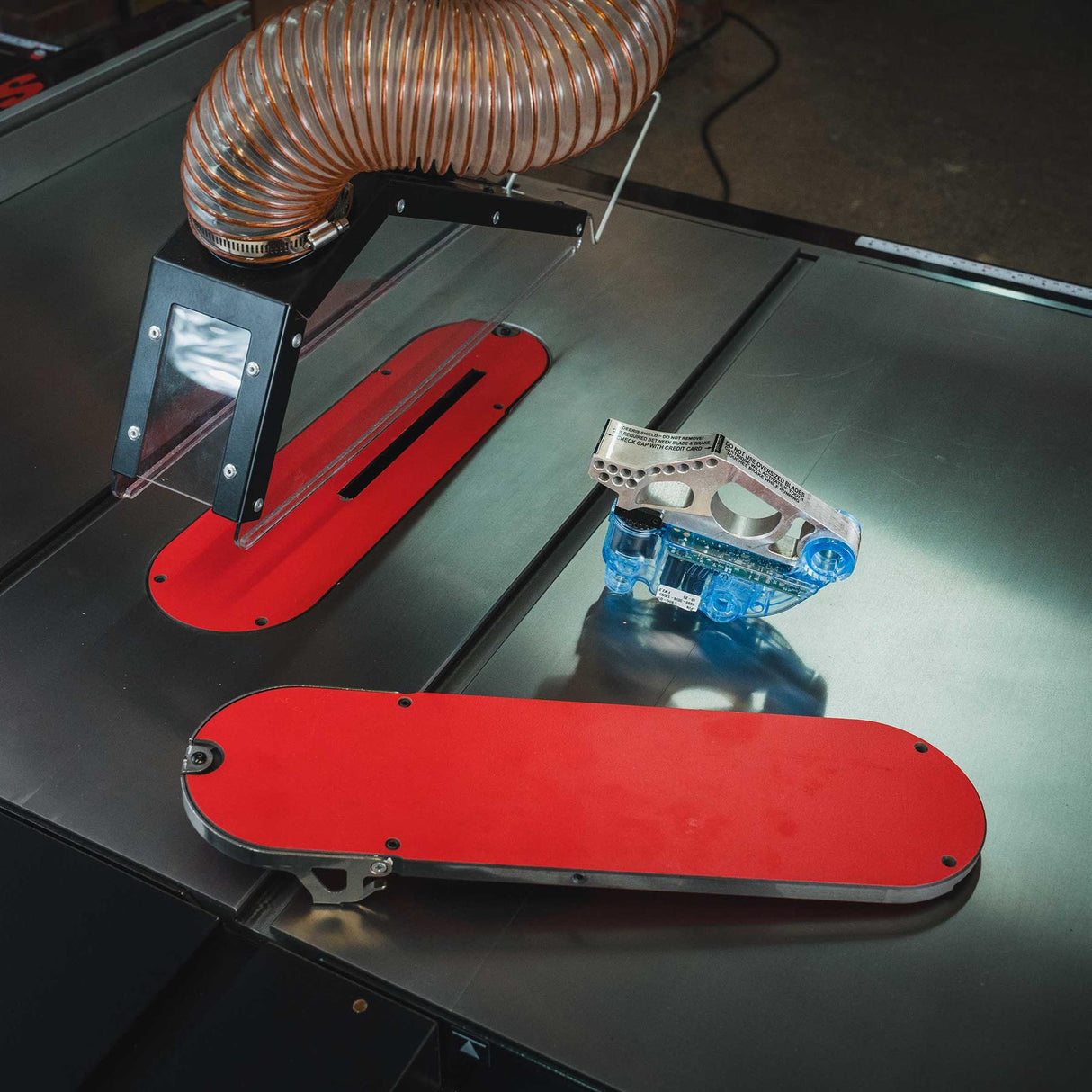 SawStop Professional Cabinet Saw with DADO Essentials and Floating Arm Dust Collection