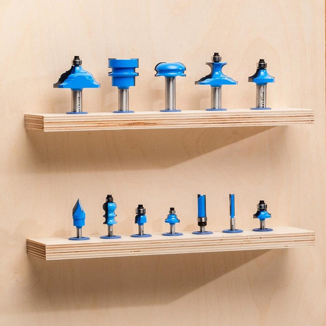 Rockler Router Bit Storage Inserts for Organised Wall-Mounted Router ...