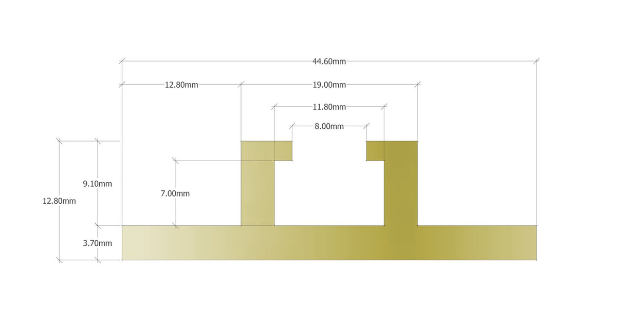 INCRA Build-It T-Slot Panel Connectors 18"