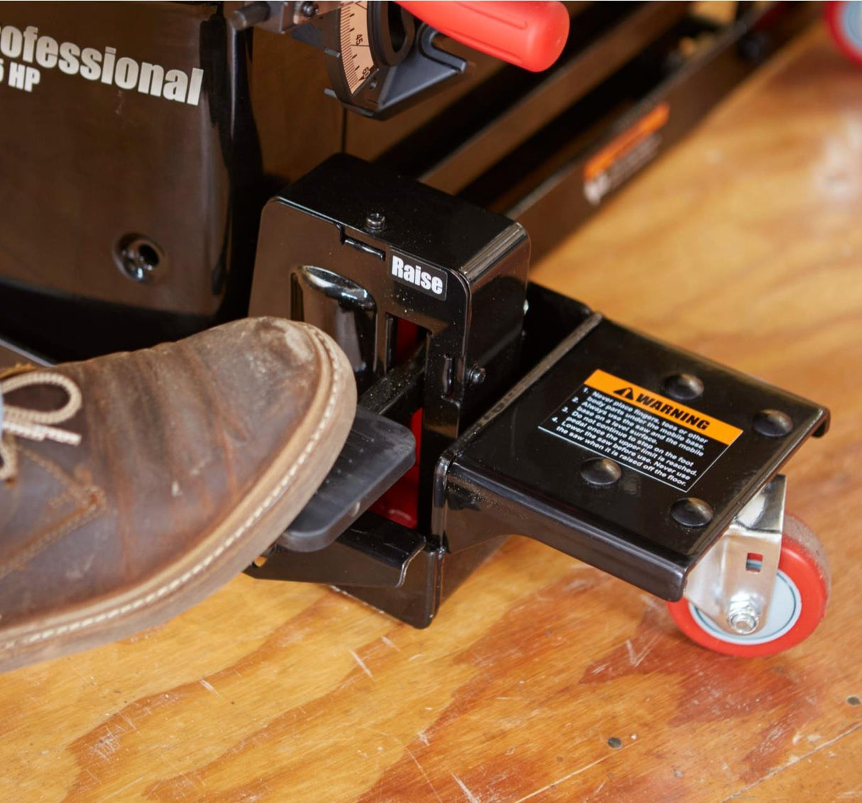 SawStop Industrial Cabinet Saw Mobile Base with PCS Conversion Kit Assembly