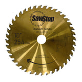 SawStop Titanium Series 40-Tooth Combination Table Saw Blade - 254mm/30mm Arbor