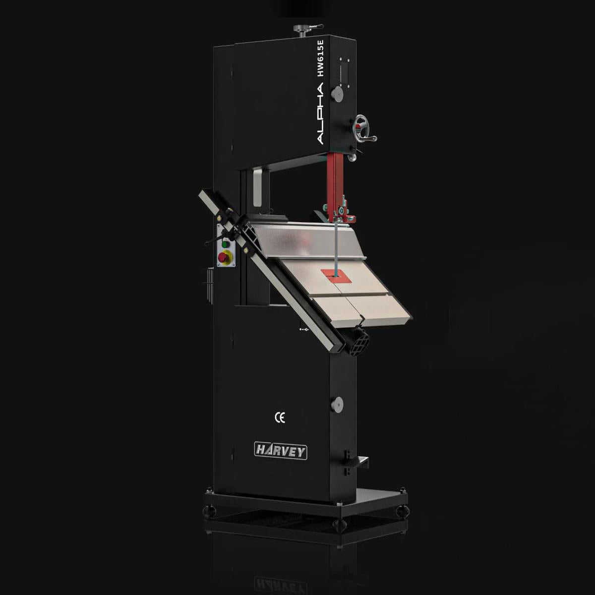Harvey ALPHA HW615E Bandsaw and Compass MG-36Pro Mitre Gauge