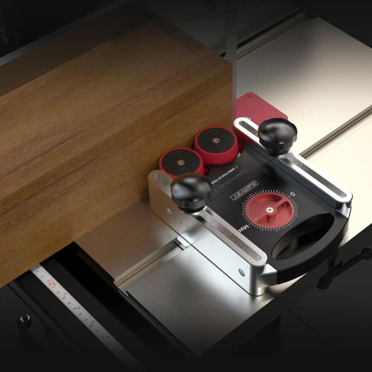 Harvey ALPHA HW615E Bandsaw and Compass MG-36Pro Mitre Gauge