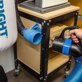 Rockler Dust Right Mountable Dust Coupler - 2-1/2" to 4"