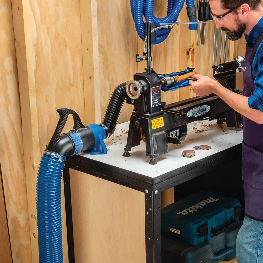 Rockler Dust Right Mountable Dust Coupler - 2-1/2" to 4"