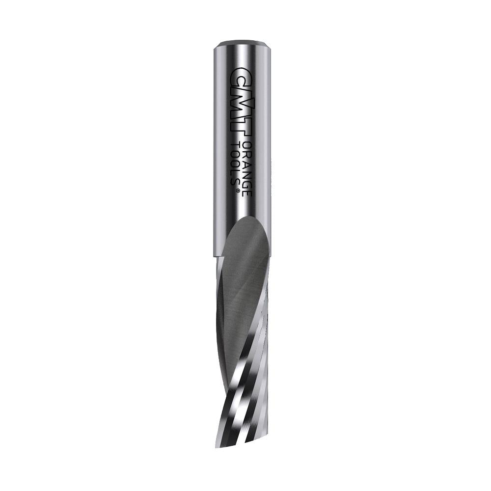 CMT Solid Carbide Up-Cut Spiral Router Bit - 8mm Cut and Shank