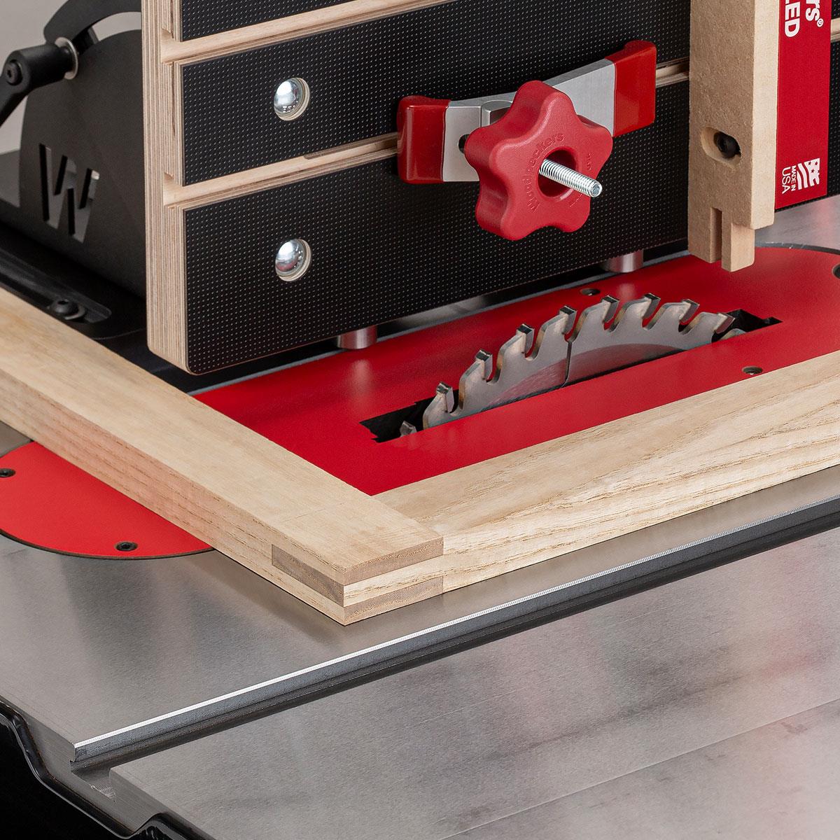 Woodpeckers Joinery Sled with Rack-It