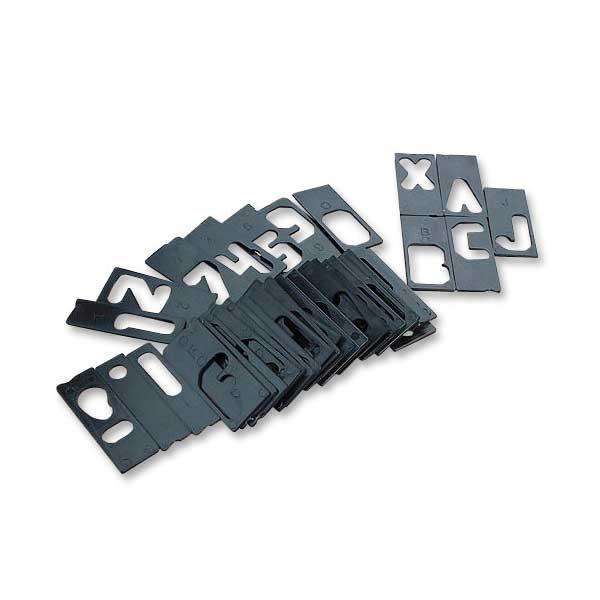 Milescraft Horizontal Character Template Set 1-1/2"
