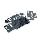 Milescraft Horizontal Character Template Set 1-1/2"