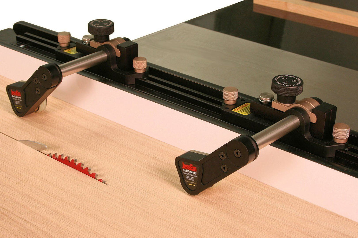 JessEm Mounting Track for Table Saw Clear Cut Stock Guides