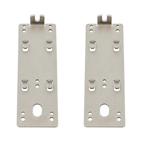 JessEm STS Stock Guides mounting brackets, durable steel hardware for secure installation on table saw fence.