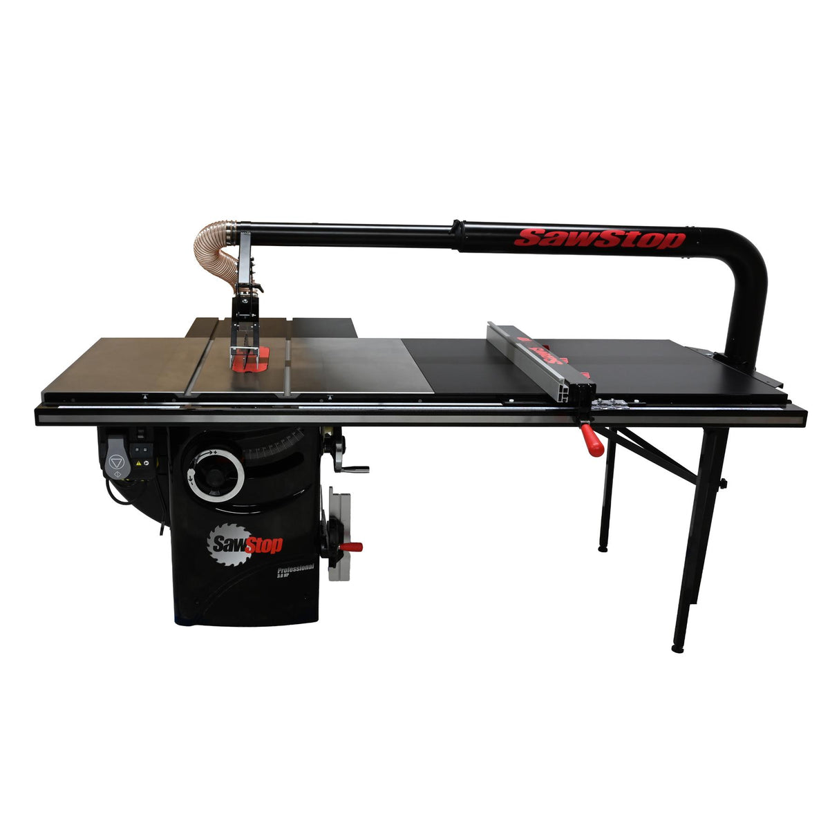 SawStop Professional Cabinet Saw with DADO Essentials and Floating Arm Dust Collection