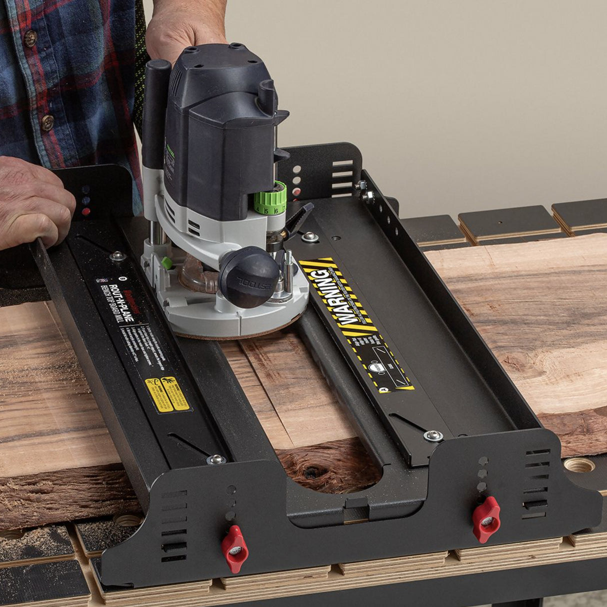 Woodpeckers Rout-N-Plane Bench Top Board Mill