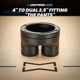 Lightning Lock Flex Hose Connectors 102mm/4" to Dual 63mm/2.5" Fitting "The Pants"
