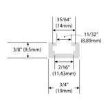 Rockler Micro-Adjust Fence Flip Stop