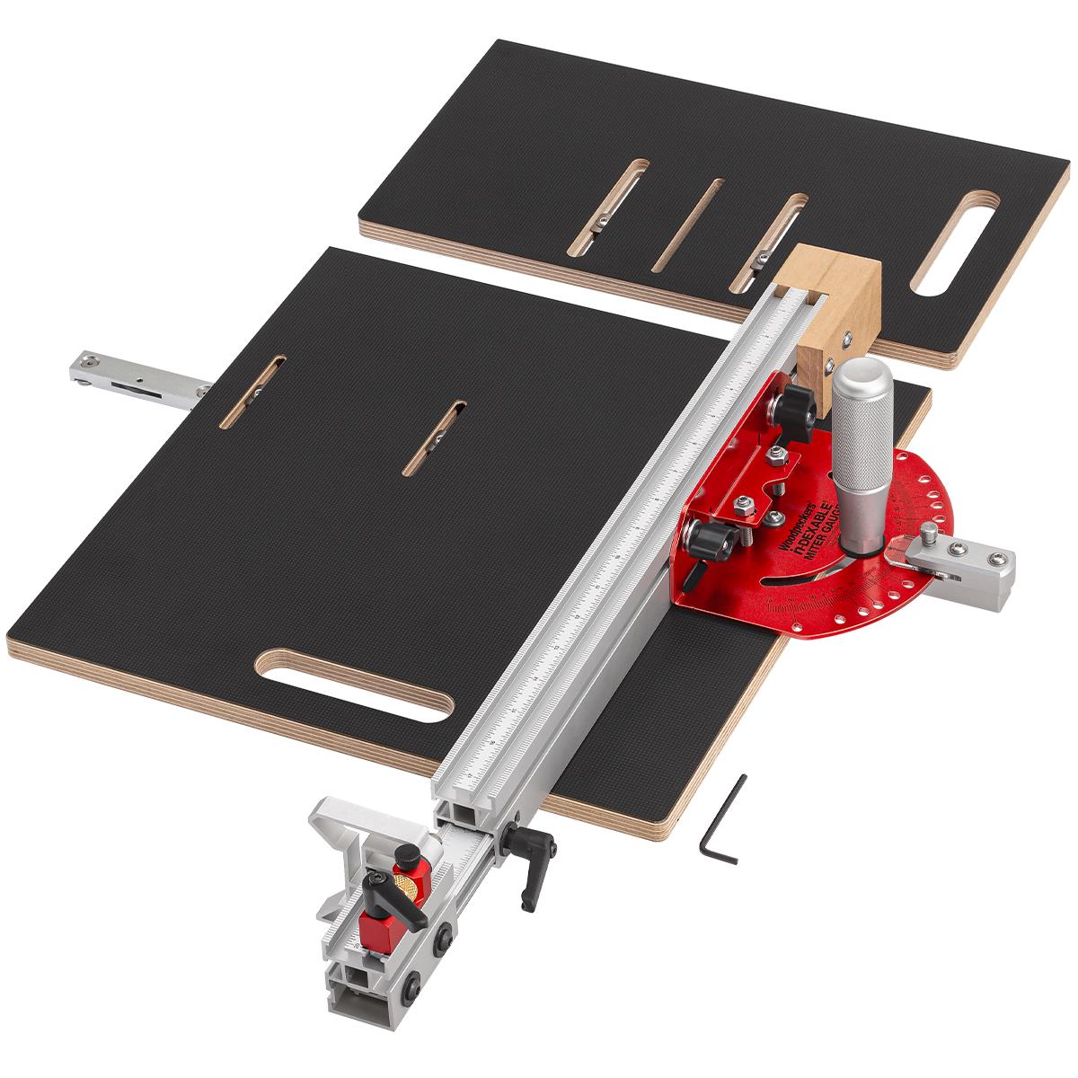 Woodpeckers In-DEXABLE Miter Sled with Drop Zone