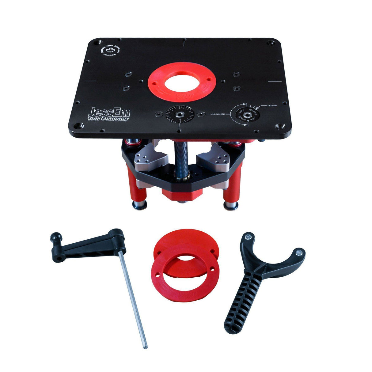 JessEm Mast-R-Lift II and AUKTools Router Motor 2400W with Speed Control NVR Switch