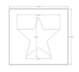AUKTools Star Router Inlay Template