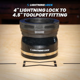Lightning Lock 102mm/4" Standard to 114mm/4.5" ToolPort Fitting