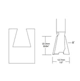 PantoRouter Solid Tungston Carbide Dovetail Cutter 8°