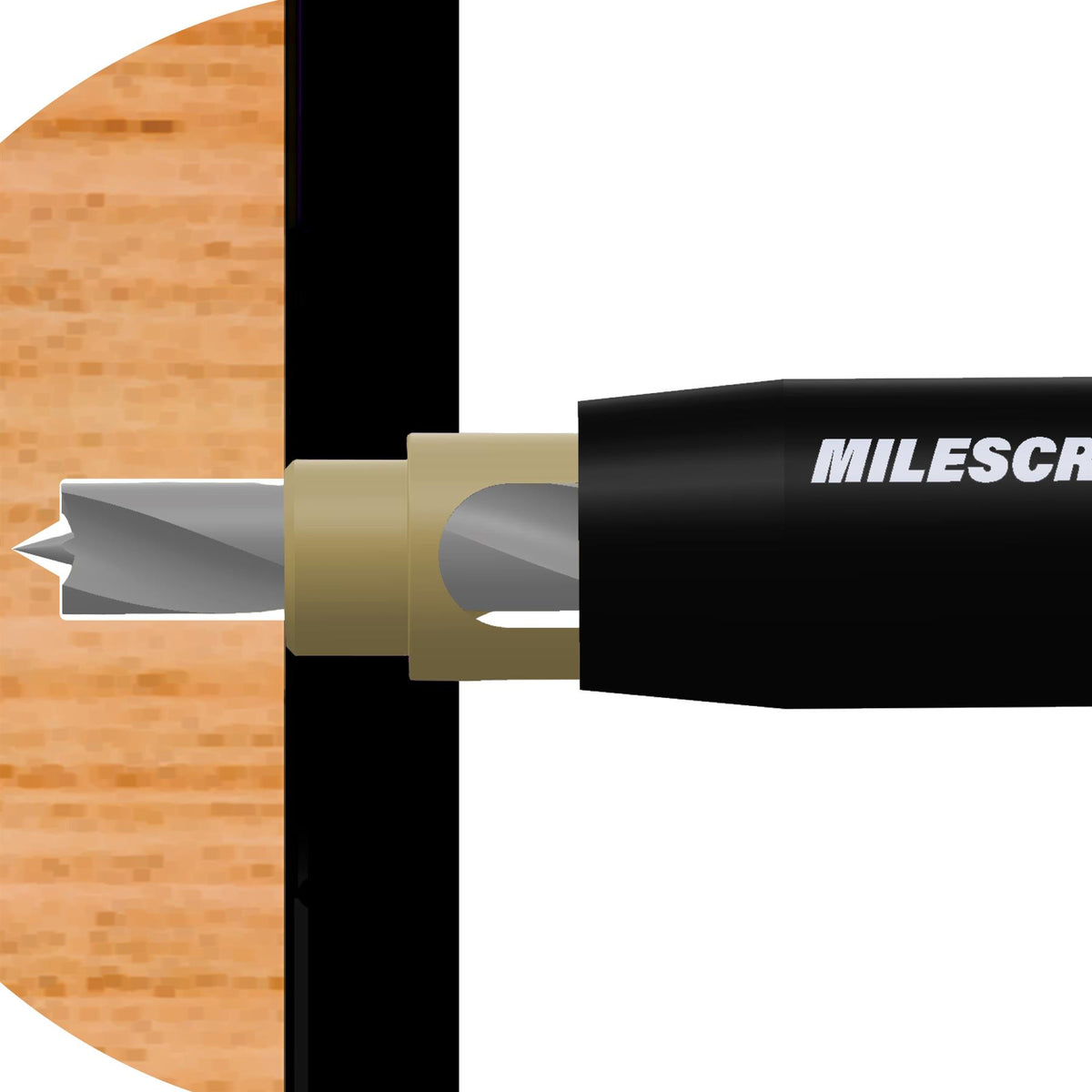 Milescraft 5mm ShelfPinBit