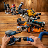 Rockler Dust Right FlexiPort Power Tool Expandable Hose Kit with Click-Connect