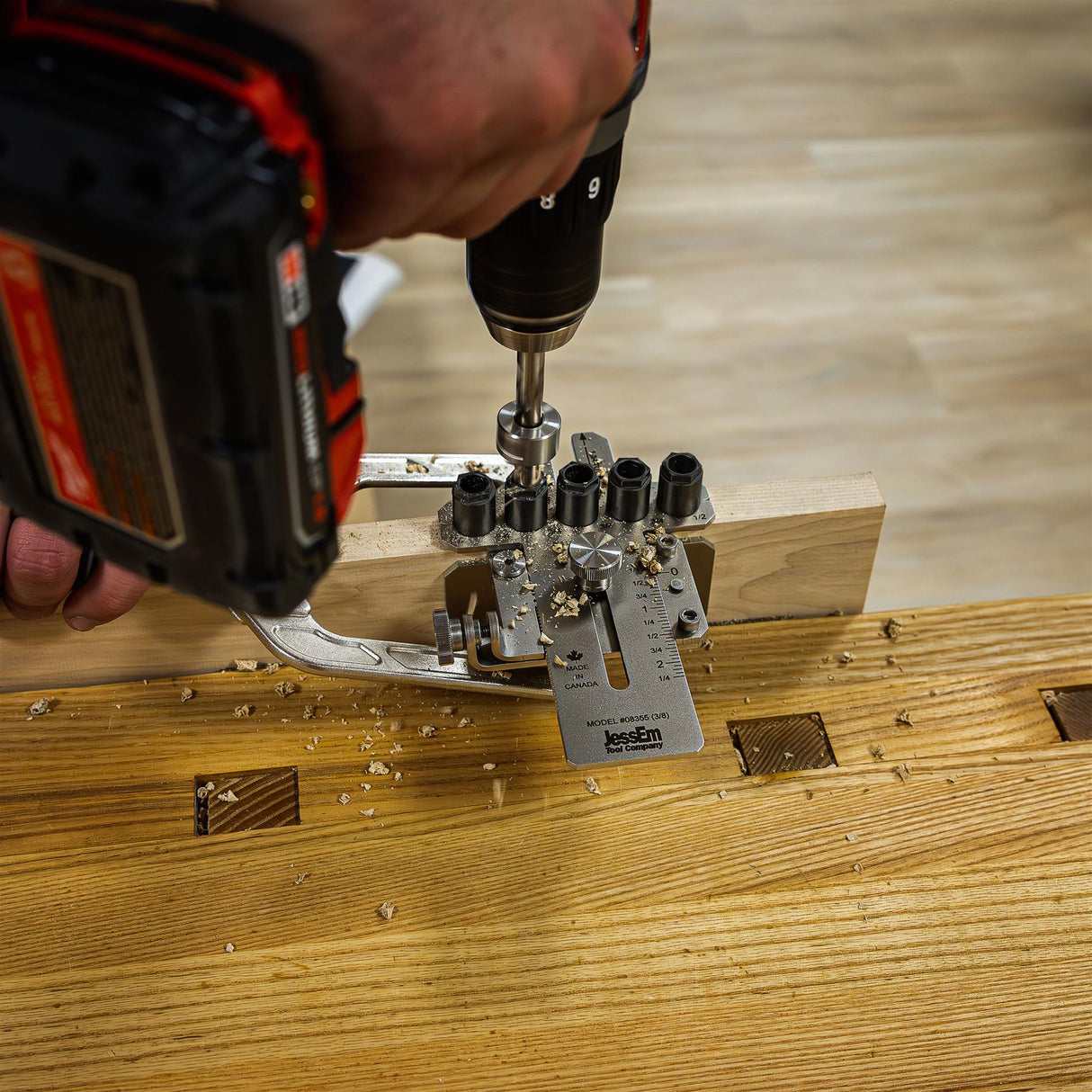 JessEm Stainless Steel Dowelling Jig Weekend Hobbyist Package (Metric)