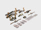 Melbourne Tool Company Set of Nine Planes and Tools with Extra Blades